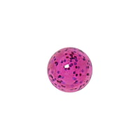 1.2mm Balle de piercing en Verre en acrylique. Pas-de-vis:1,2mm. Diamtre:4,5mm.