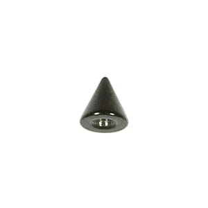 1.2mm Chiusura per piercing Metallo chirurgico 316L Rivestimento PVD (nero)