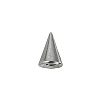 1.2mm Chiusura per piercing in Metallo chirurgico 316L. Filetto:1,2mm. brillante.