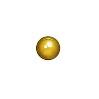 1.2mm Piercing ball out of Surgical Steel 316L with Gold-plated. Thread:1,2mm. Shiny.