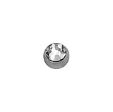 1.2mm Palla da piercing Cristallo pregiato Metallo chirurgico 316L