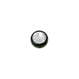 1.2mm Piercingkugel Premium Kristall Chirurgenstahl 316L PVD Beschichtung (schwarz)