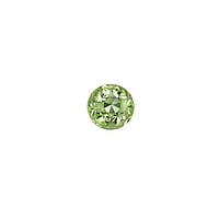 1.2mm Piercing ball out of Surgical Steel 316L with Crystal and Epoxy. Thread:1,2mm. Diameter:3mm.