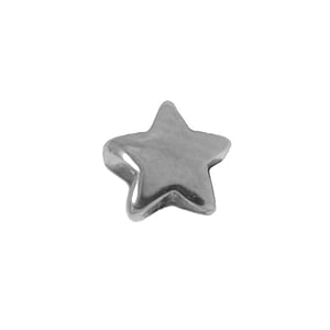1.2mm Piercing closure Surgical Steel 316L Star
