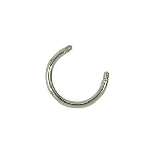 1.2mm Tige piercing Acier chirurgical 316L