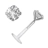 Lvre&Tragus Piercing Bioplast Argent 925 Zircon