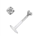 Lvre&Tragus Piercing Bioplast Argent 925 Zircon