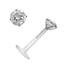 Lvre&Tragus Piercing Bioplast Argent 925 Zircon