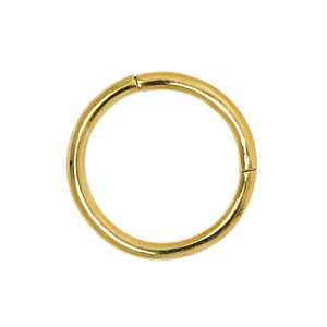 Septum piercing Surgical Steel 316L PVD-coating (gold color)