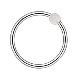 1.2mm Tige piercing Acier chirurgical 316L Perle synthtique