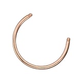 1.2mm Piercingstab Chirurgenstahl 316L PVD Beschichtung (goldfarbig)