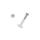 Lippe&Tragus Piercing Bioplast Chirurgenstahl 316L Premium Kristall