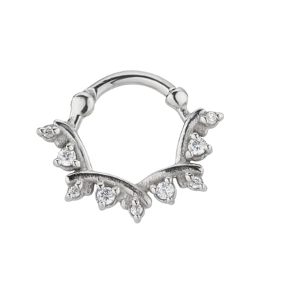 Piercing Clicker A Segmento In Acciaio Chirurgico Per Setto, Orecchio, Naso, Elica – Taffstyle