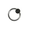 1.2mm Barretta piercing Metallo chirurgico 316L Cristallo pregiato