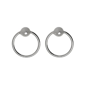 Fingernagelpiercing Silber 925