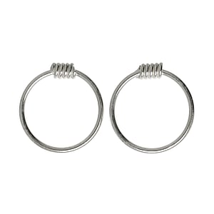 Fingernagelpiercing Silber 925 Streifen Rillen Linien