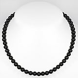 Stone necklace Stainless Steel Black onyx nylon