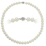 Collier avec perles Argent 925 Perles deau douce
