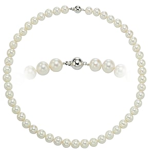 Collier avec perles Argent 925 Perles deau douce