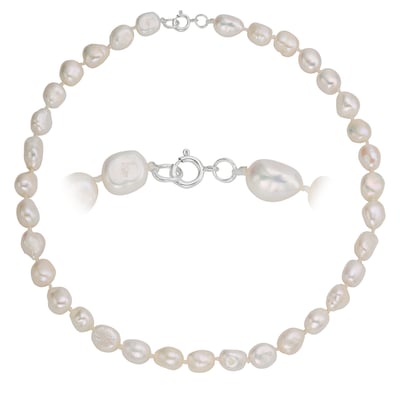Collana In Argento 925 Con Ciondolo A Perla: Gioiello Elegante Per Donna E Ragazza