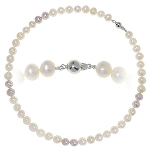 Pearl necklace Fresh water pearl Silver 925