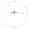 Collier avec perles Perles deau douce Argent 925