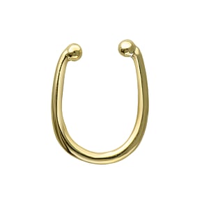 Nose clip Silver 925 Gold-plated