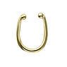 Nose clip Silver 925 Gold-plated