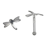 Silver nose piercing Silver 925 Dragonfly