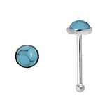 Silver nose piercing Silver 925 Gemstone