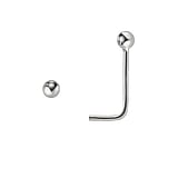 Piercing de nariz de plata Plata 925