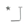 Piercing nez en argent Argent 925 toile