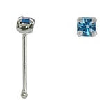 Piercing nez en argent Argent 925 Cristal