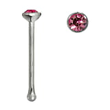 Piercing nez en argent Argent 925 Cristal