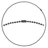 Halskette Edelstahl PVD Beschichtung (schwarz)
