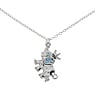  Argent 925 Cristal Ganesha lphant