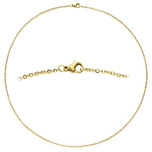 Necklace Stainless Steel PVD-coating (gold color)