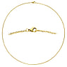 Necklace Stainless Steel PVD-coating (gold color)