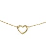 Necklace Silver 925 Gold-plated Heart Love