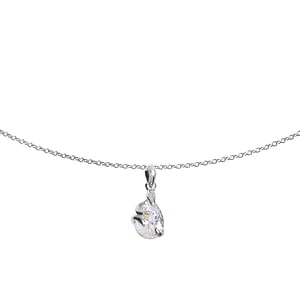 Necklace Silver 925 Crystal Drop drop-shape waterdrop