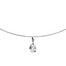 Collana Argento 925 Cristallo Goccia Forma_di _goccia