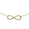 Necklace Silver 925 Gold-plated Eternal Loop Eternity