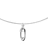 Collier Argent 925 Cristal pingle_de_sret