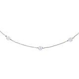 Necklace Silver 925 Synthetic Pearls