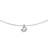 Silver necklace with crystal Silver 925 Crystal