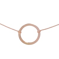 Collana in Argento 925 con Dorato. Sezione:1,1mm. Larghezza:20mm. Lunghezza:52cm. brillante.