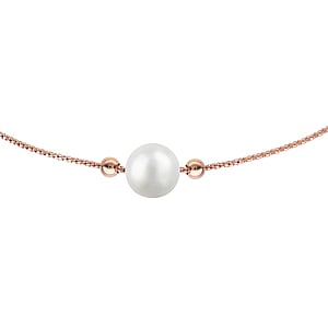 EraOra Necklace Silver 925 Synthetic Pearls PVD-coating (gold color)