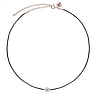 Choker Coton Argent 925 Revtement dor (dor) Cristal poxy