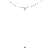 Collana in Argento 925 con Dorato e Zircone. Lunghezza:44cm.  Cuore Amore