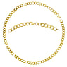 Necklace Stainless Steel PVD-coating (gold color)